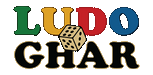 Ludo Ghar Logo – Modern Ludo Board Game