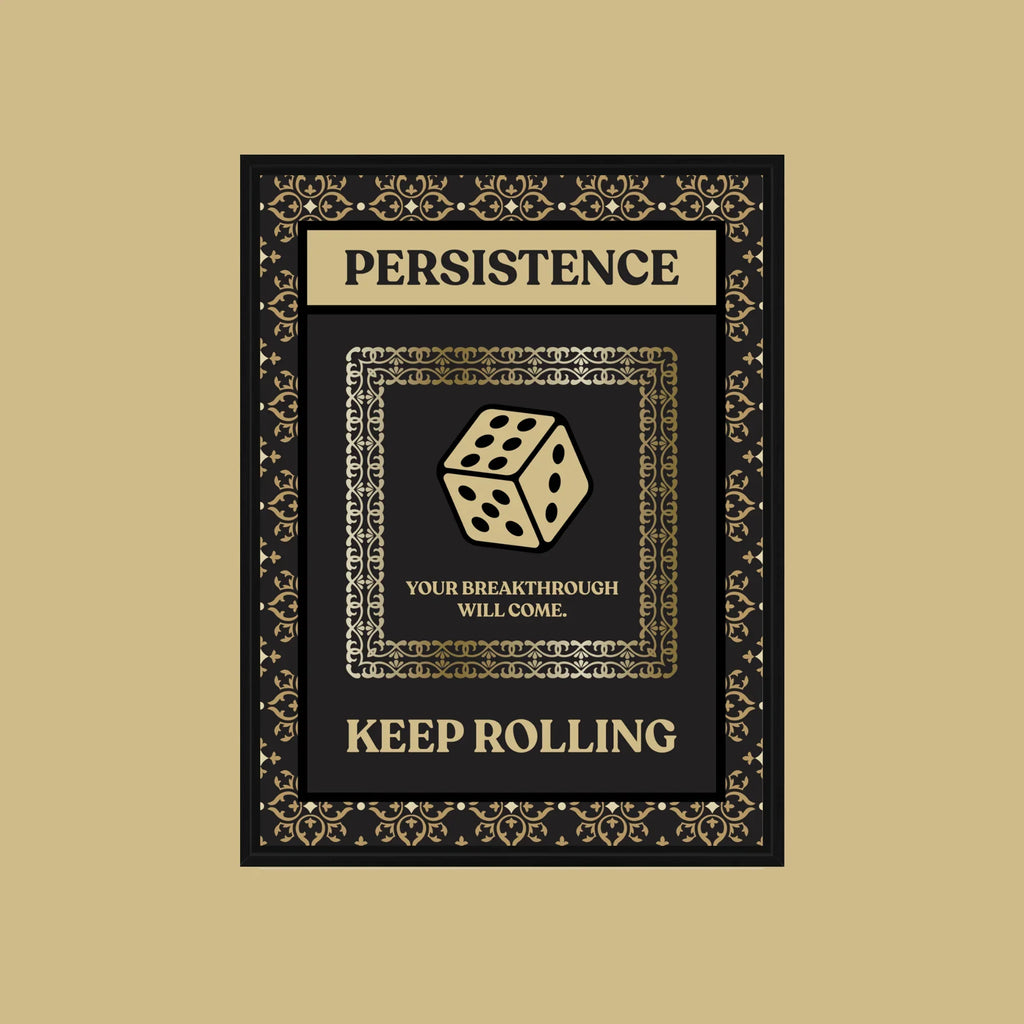 Ludo Ghar Motivational Poster