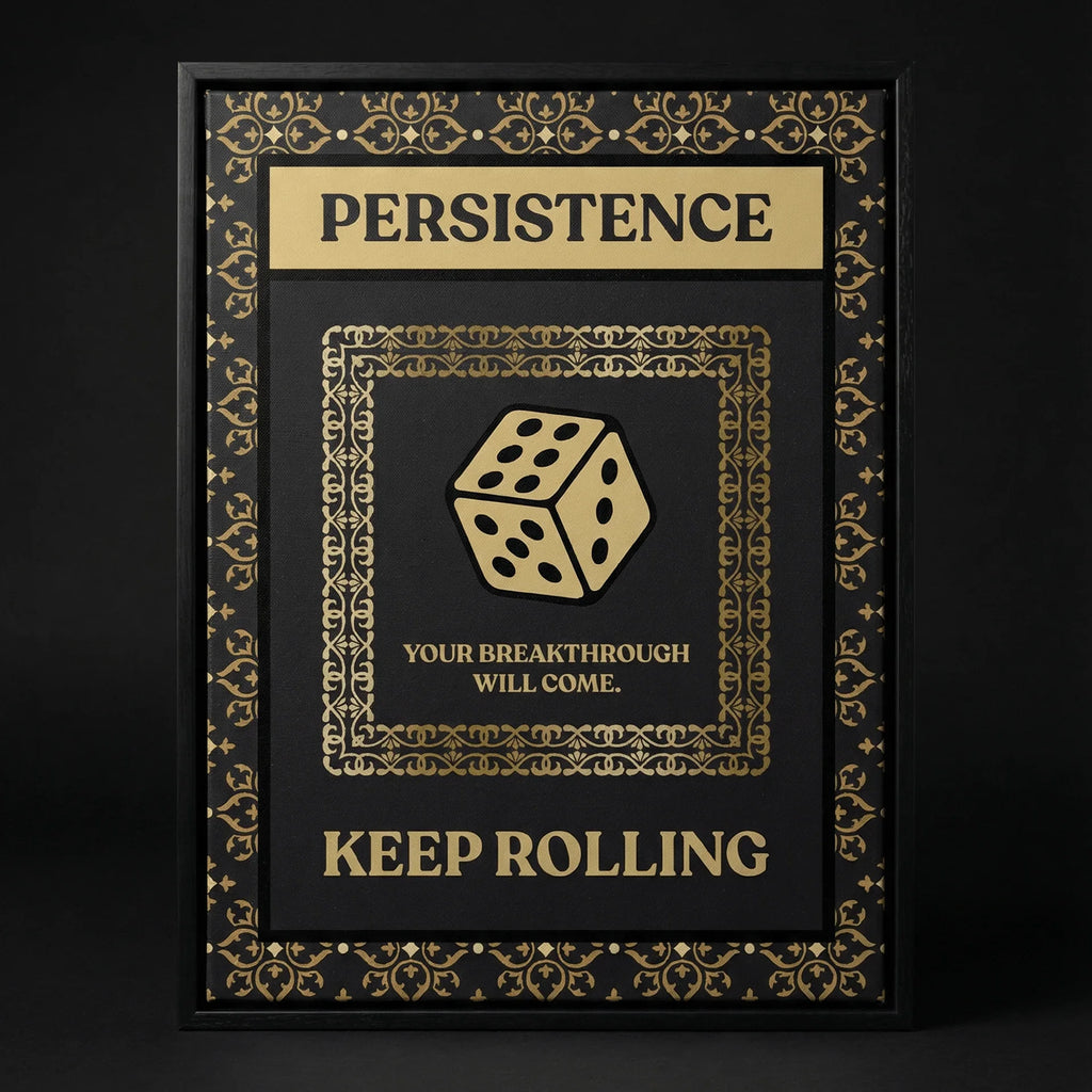 Ludo Ghar Motivational Poster