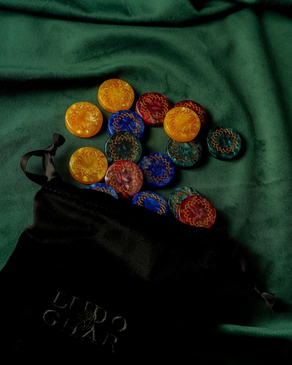 Noir Series: India & Pakistan Ludo Board - Ludo Ghar