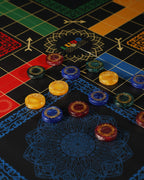 Noir Series: India & Pakistan Ludo Board - Ludo Ghar