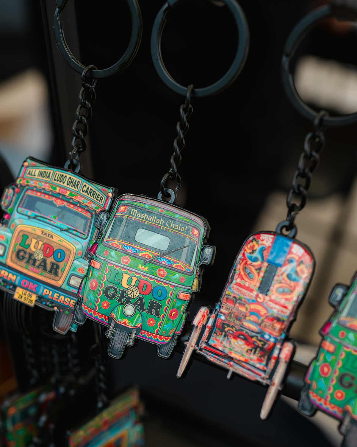Street Icons Keychain Collection - Ludo Ghar